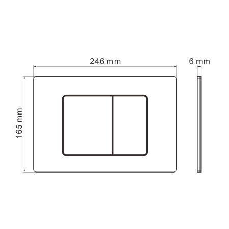 Клавиша смыва Grossman Classic 700.K31.04.30M.30M золото глянцевый